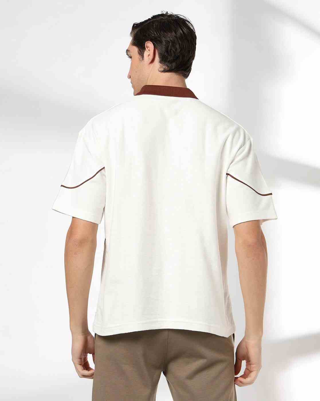 Teamspirit | Men Typographic Print Regular Fit Polo T-Shirt|2