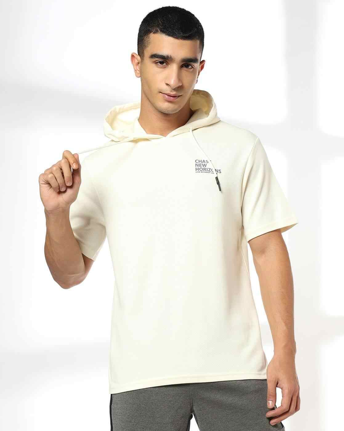 Teamspirit | Men Graphic Print Regular Fit Hooded T-Shirt|3