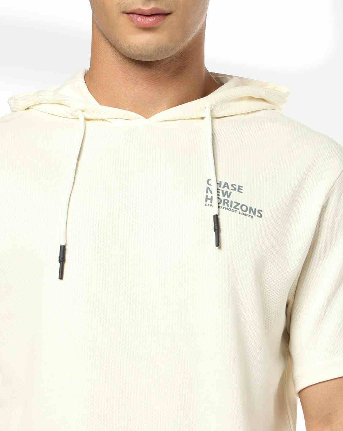 Teamspirit | Men Graphic Print Regular Fit Hooded T-Shirt|4