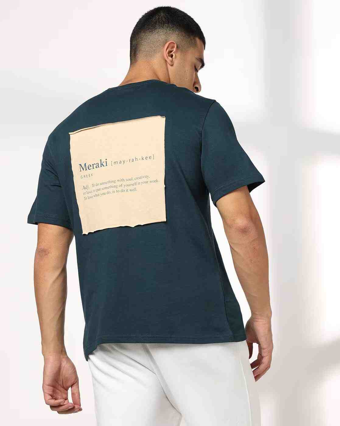 Teamspirit | Men Back Printed Patch Detailed T-Shirt|0