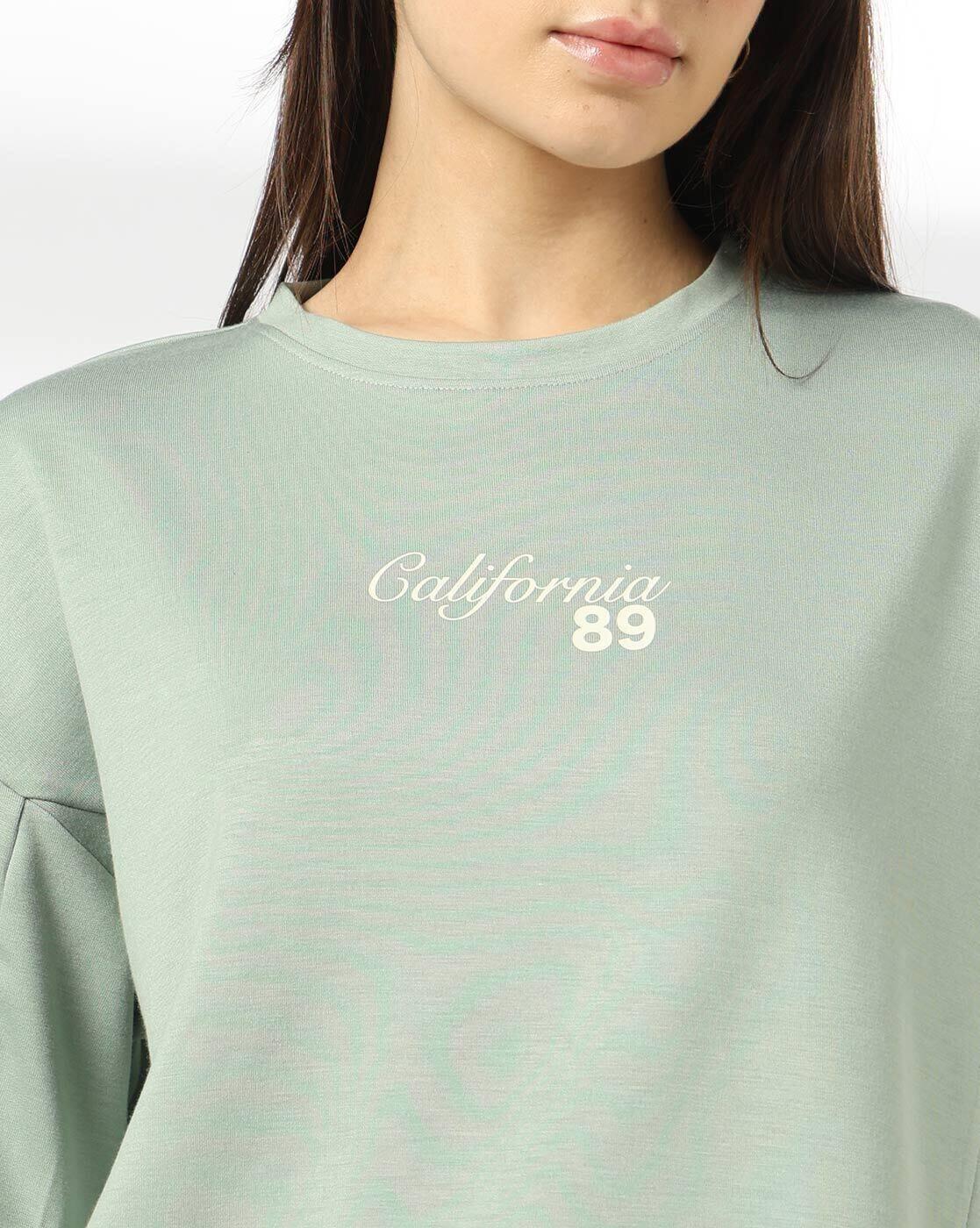 Teamspirit | Women Typographic Print Boxy Fit Cut & Sew Top|3