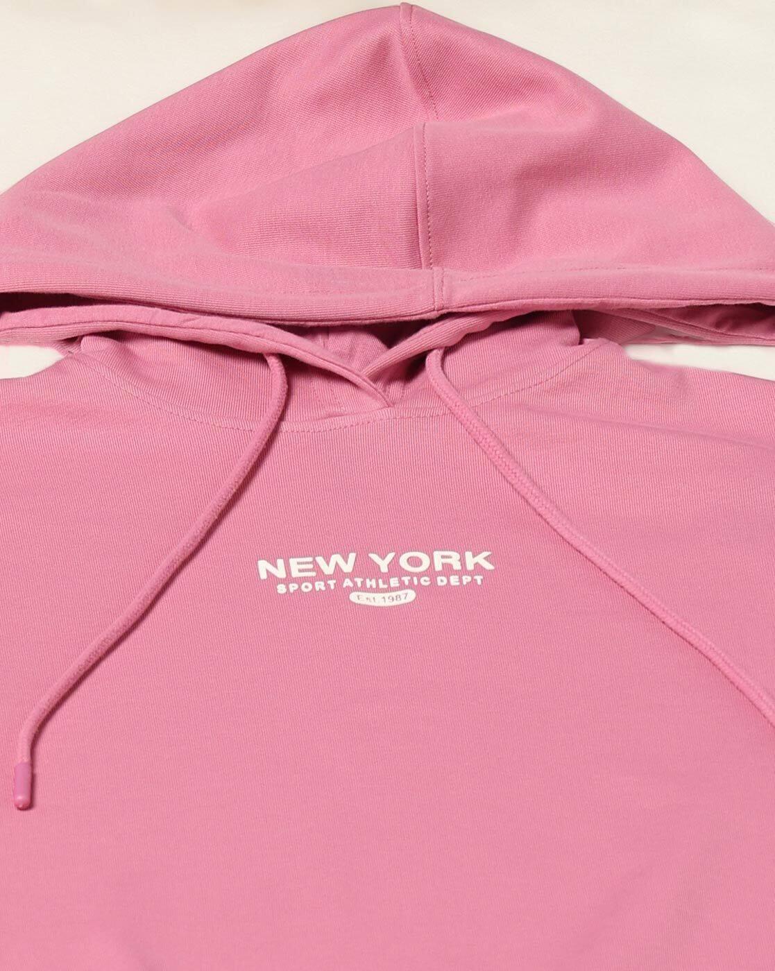 Teamspirit | Women Typographic Print Boxy Fit Hooded Top|4