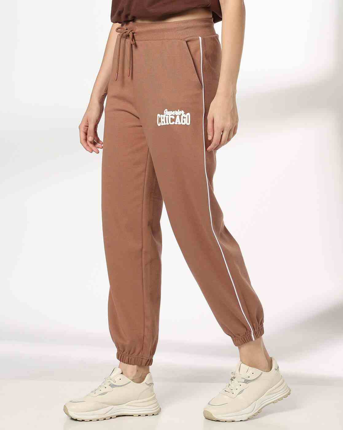 Teamspirit | Women Joggers with Typographic Print|1