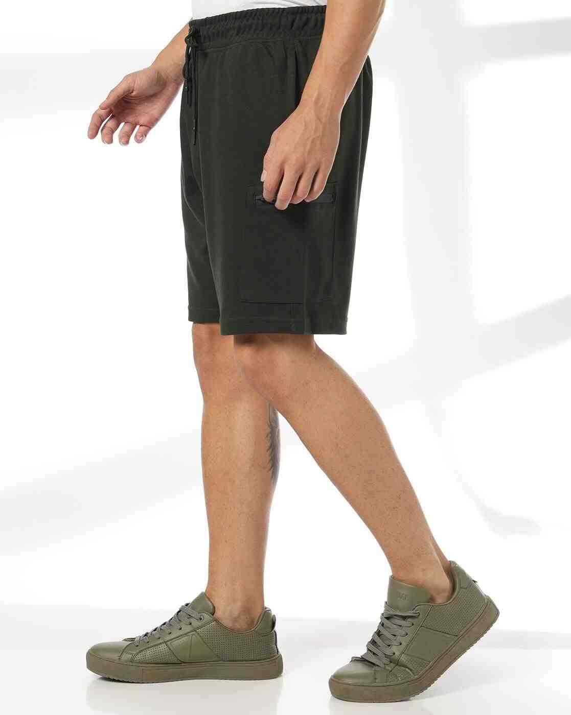 Teamspirit | Men Mid-Rise Reflective Print City Shorts|1