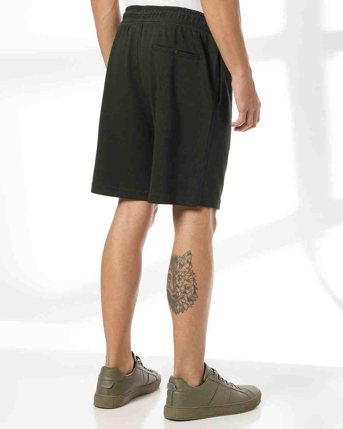 Teamspirit | Men Mid-Rise Reflective Print City Shorts|2