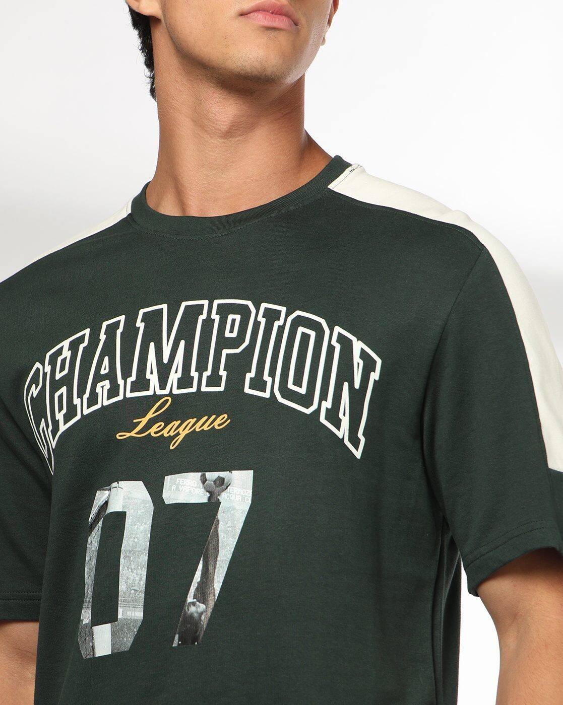 Teamspirit | Men Photo Print Regular Fit Crew-Neck T-Shirt|3