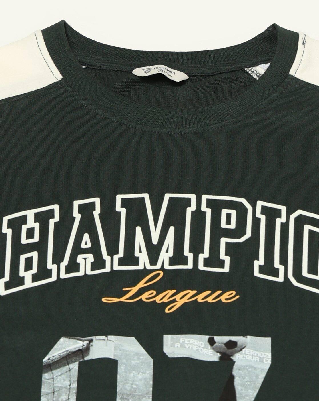 Teamspirit | Men Photo Print Regular Fit Crew-Neck T-Shirt|4