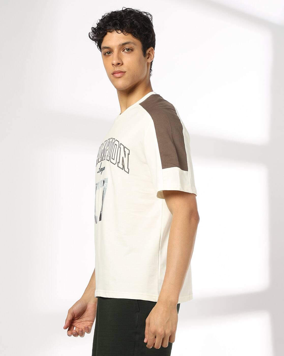 Teamspirit | Men Photo Print Regular Fit Crew-Neck T-Shirt|1