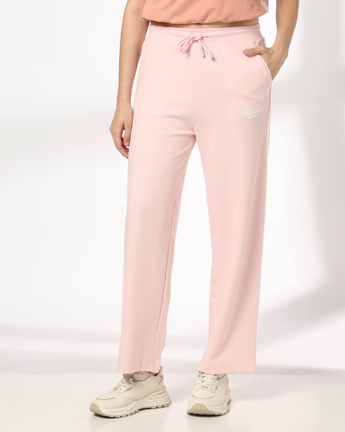 Teamspirit | Women Typographic Print Straight Track Pants|0