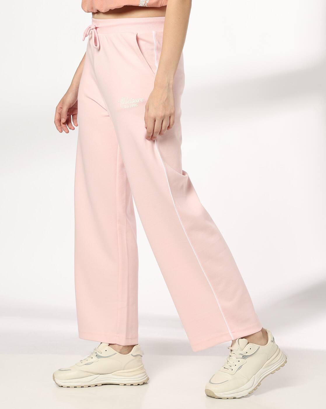 Teamspirit | Women Typographic Print Straight Track Pants|1