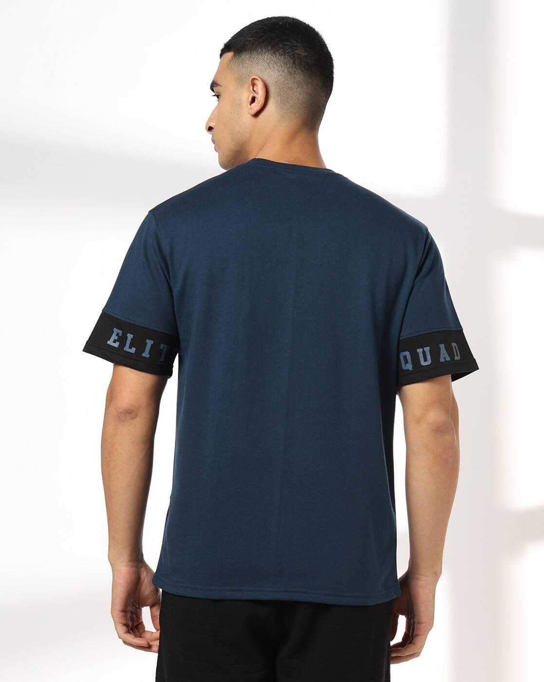 Teamspirit | Men Typographic Print Regular Fit Crew-Neck T-Shirt|2