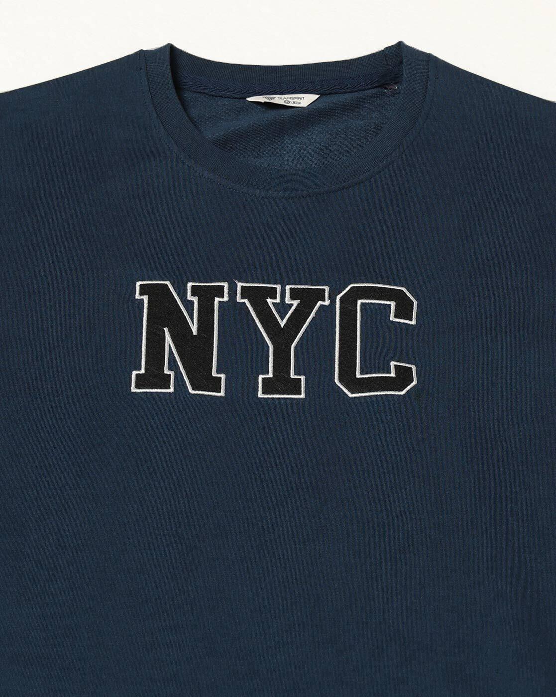 Teamspirit | Men Typographic Print Regular Fit Crew-Neck T-Shirt|4