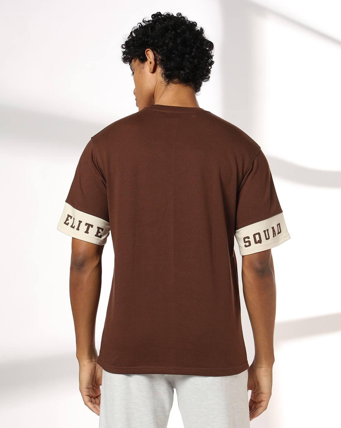 Teamspirit | Men Typographic Print Regular Fit Crew-Neck T-Shirt|2