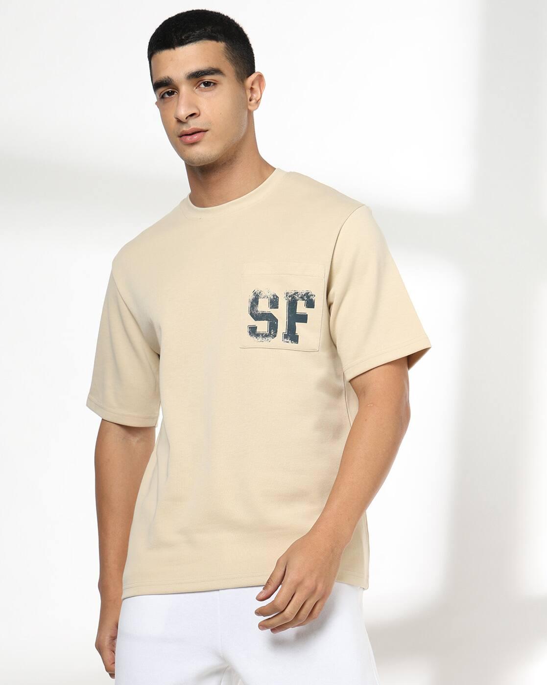 Teamspirit | Men Printed Regular Fit Crew-Neck T-Shirt|1