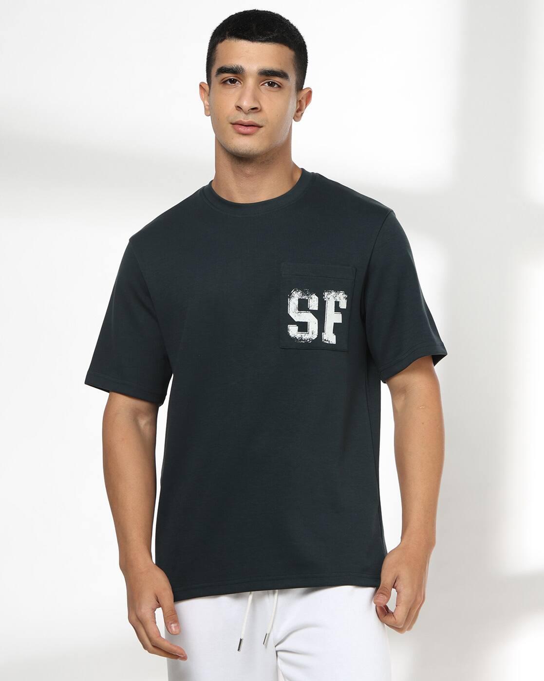 Teamspirit | Men Printed Regular Fit Crew-Neck T-Shirt|1