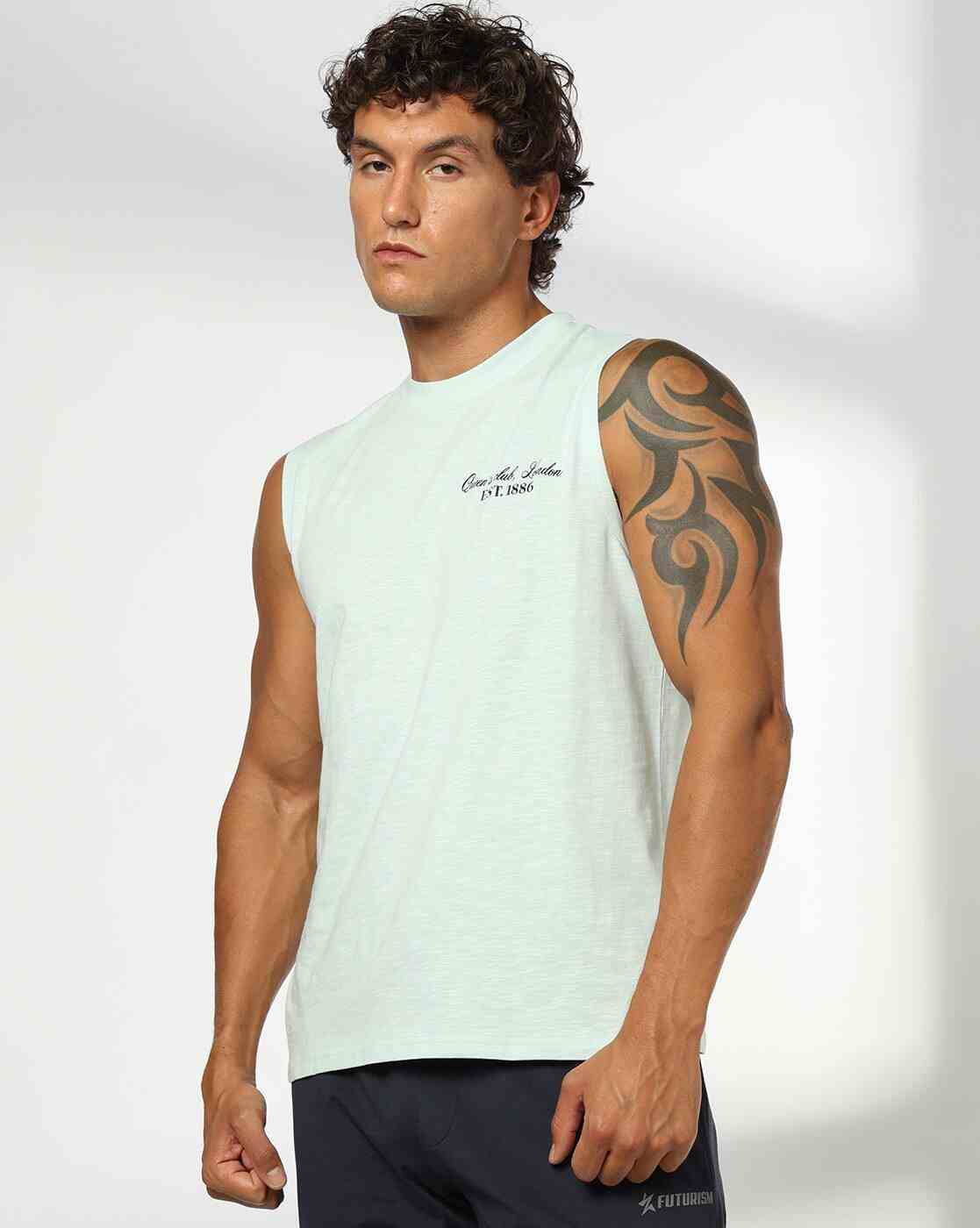 Teamspirit | Men Printed Regular Fit Crew-Neck T-Shirt|0