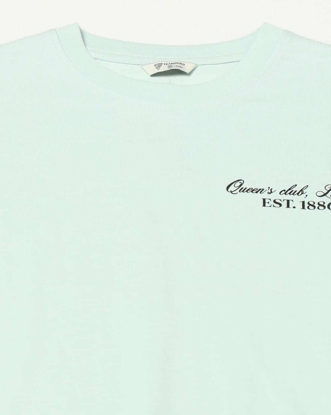 Teamspirit | Men Printed Regular Fit Crew-Neck T-Shirt|4