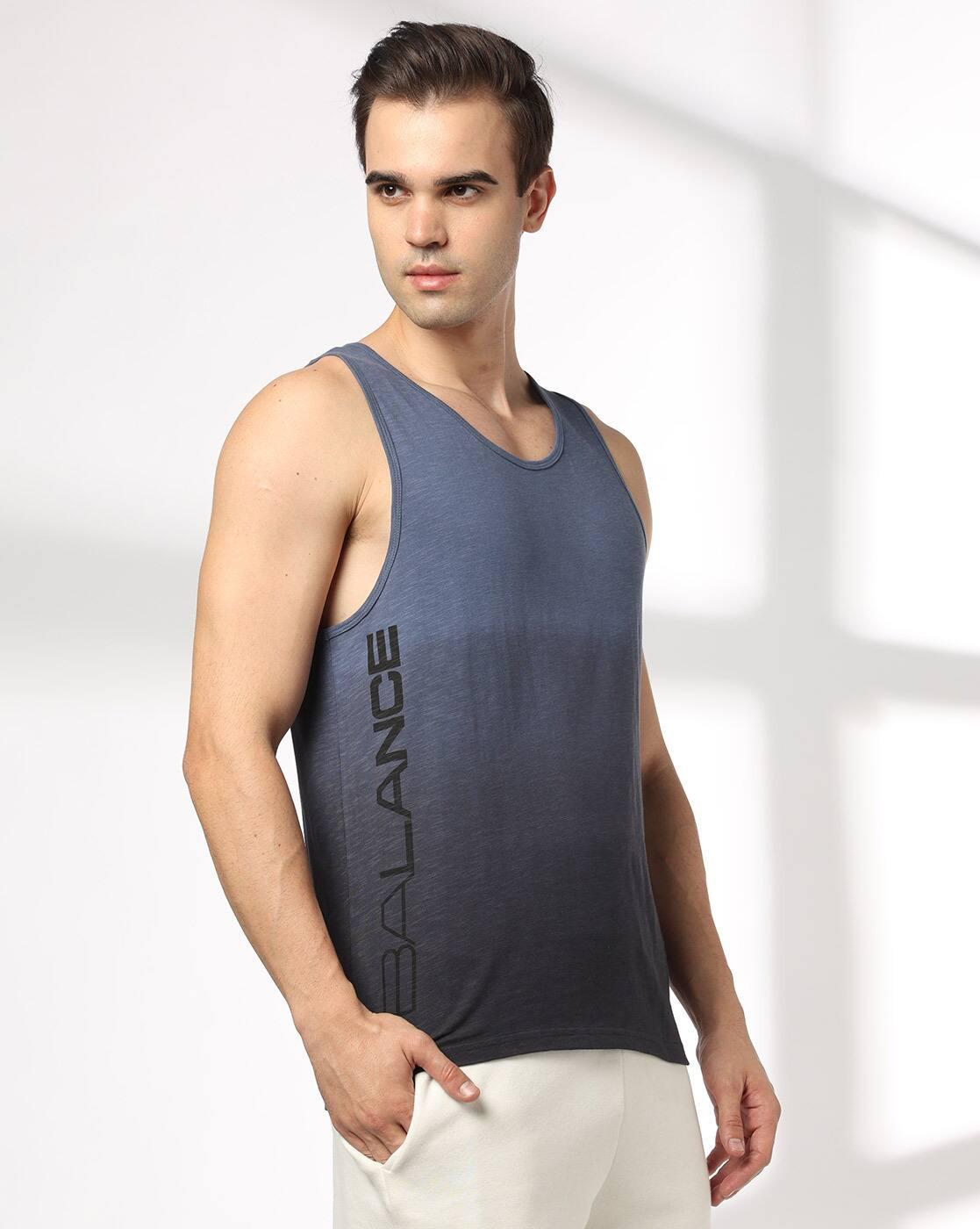 Teamspirit | Men Ombre Print Sleeveless Vest|0