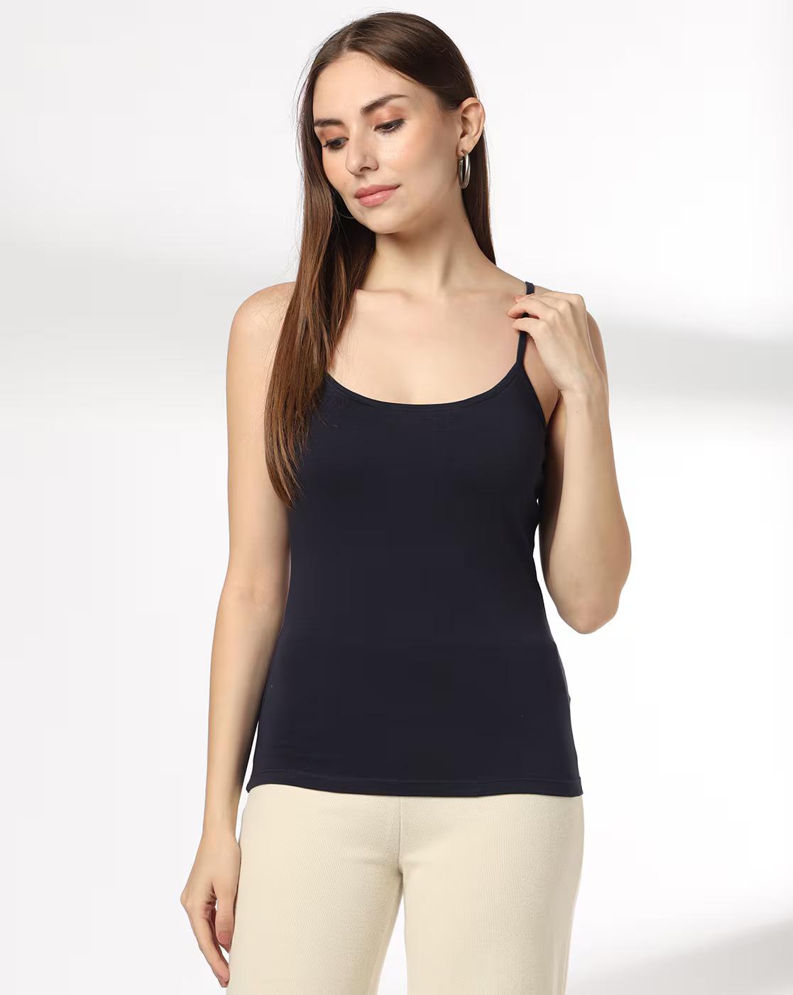 Solid sj cami navy xxl