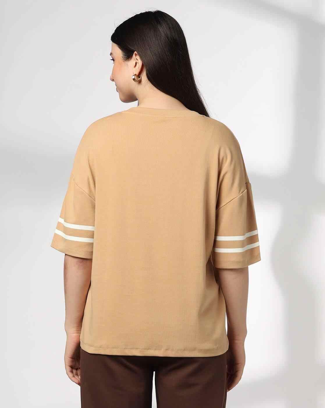 Teamspirit | Women Typographic Print Relaxed Fit T-Shirt|2