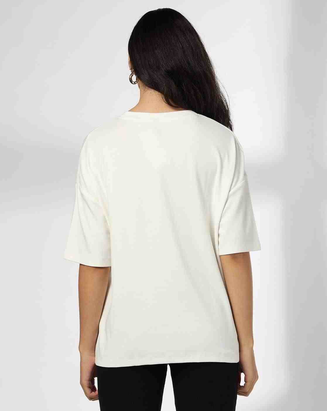 Teamspirit | Women Typographic Print Relaxed Fit T-Shirt|2