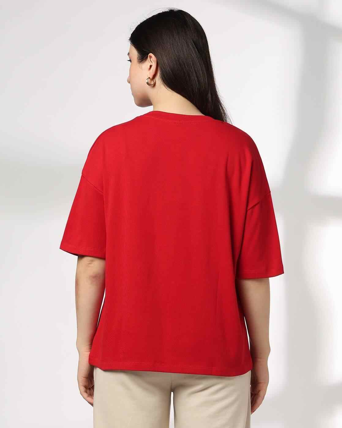 Teamspirit | Women Typographic Print Relaxed Fit T-Shirt|2