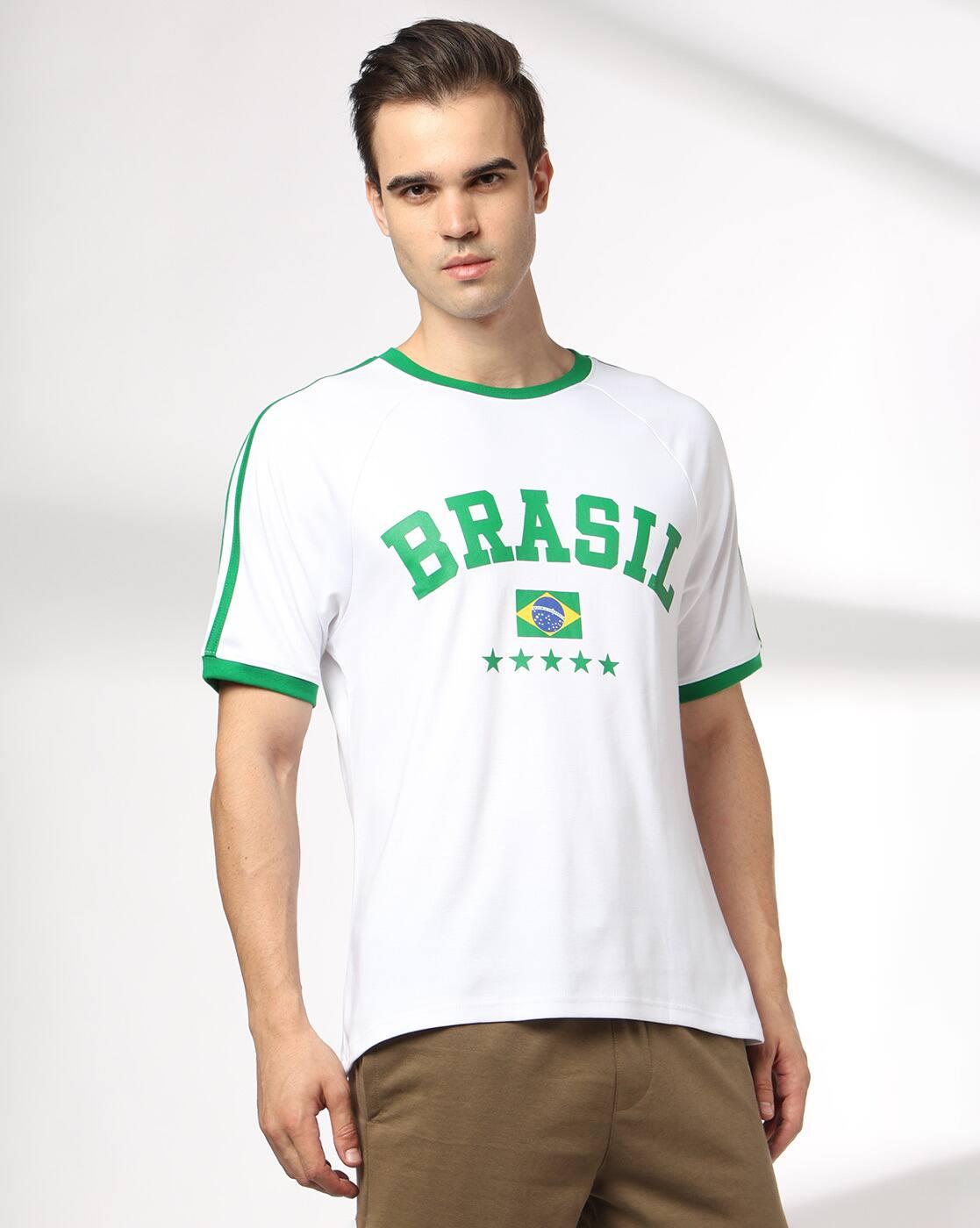 Men Football Regular Fit Crew-Neck T-Shirt