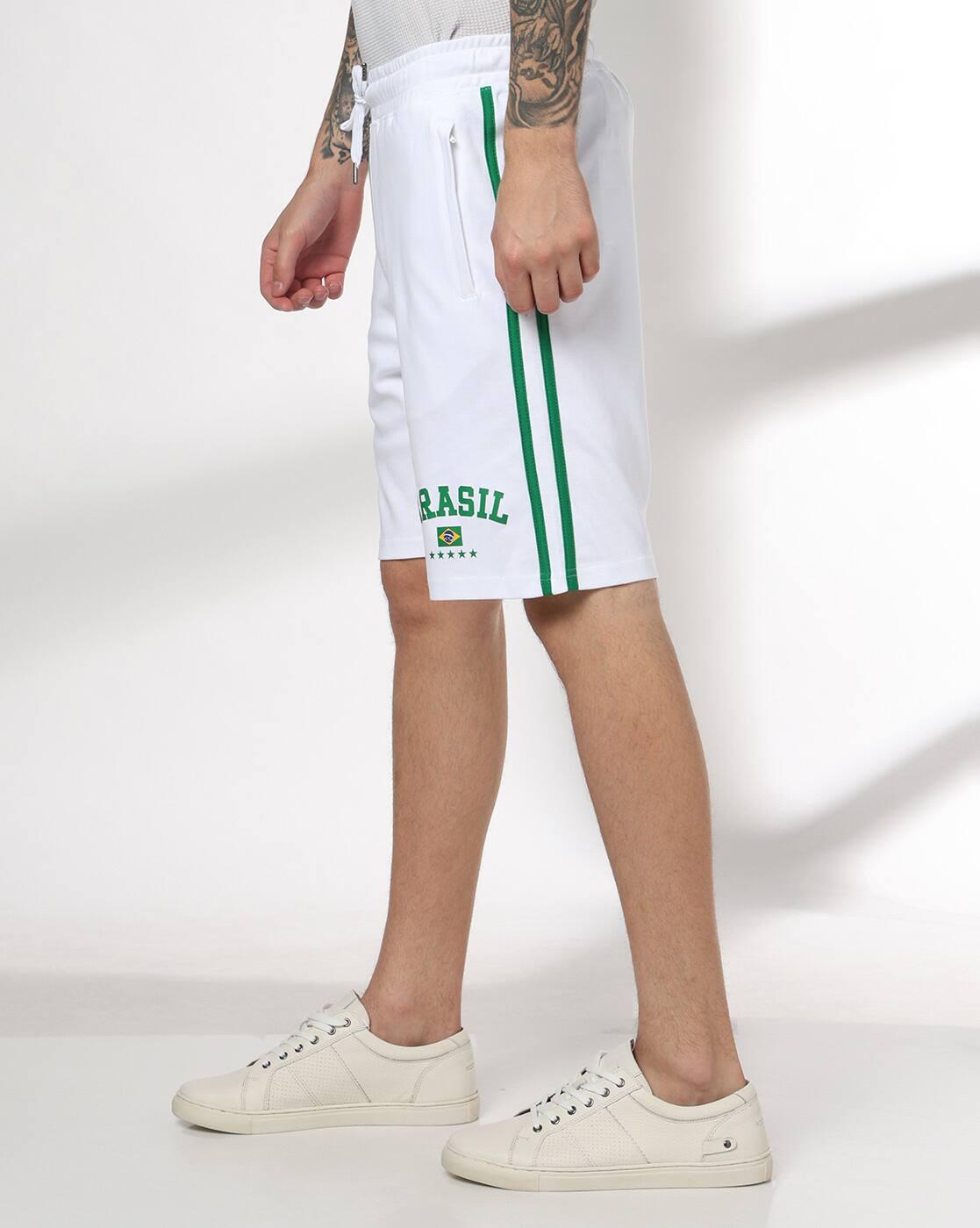 Teamspirit | Men Brasil Football Regular Fit Shorts|1
