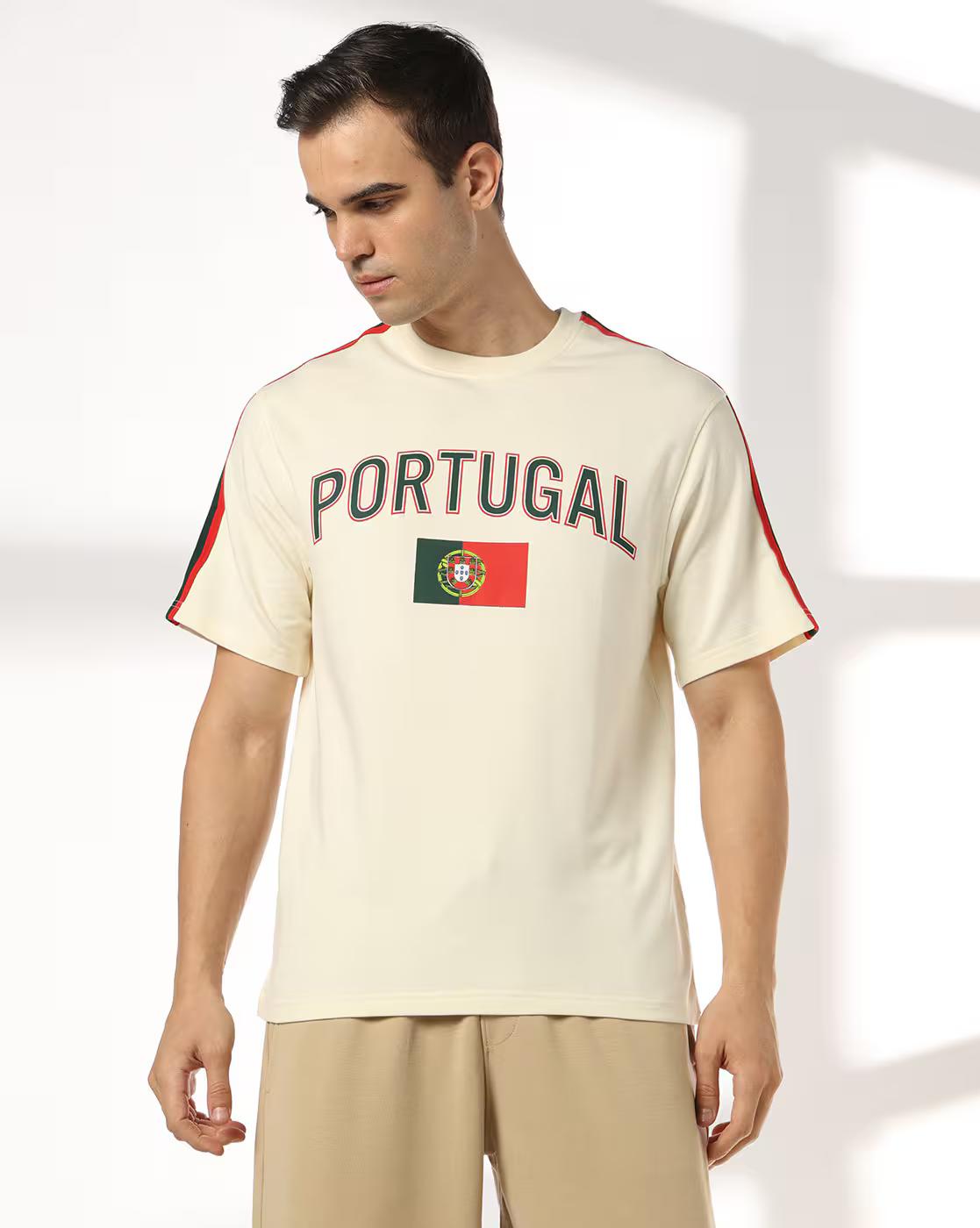 Men Regular Fit Crew-Neck T-Shirt