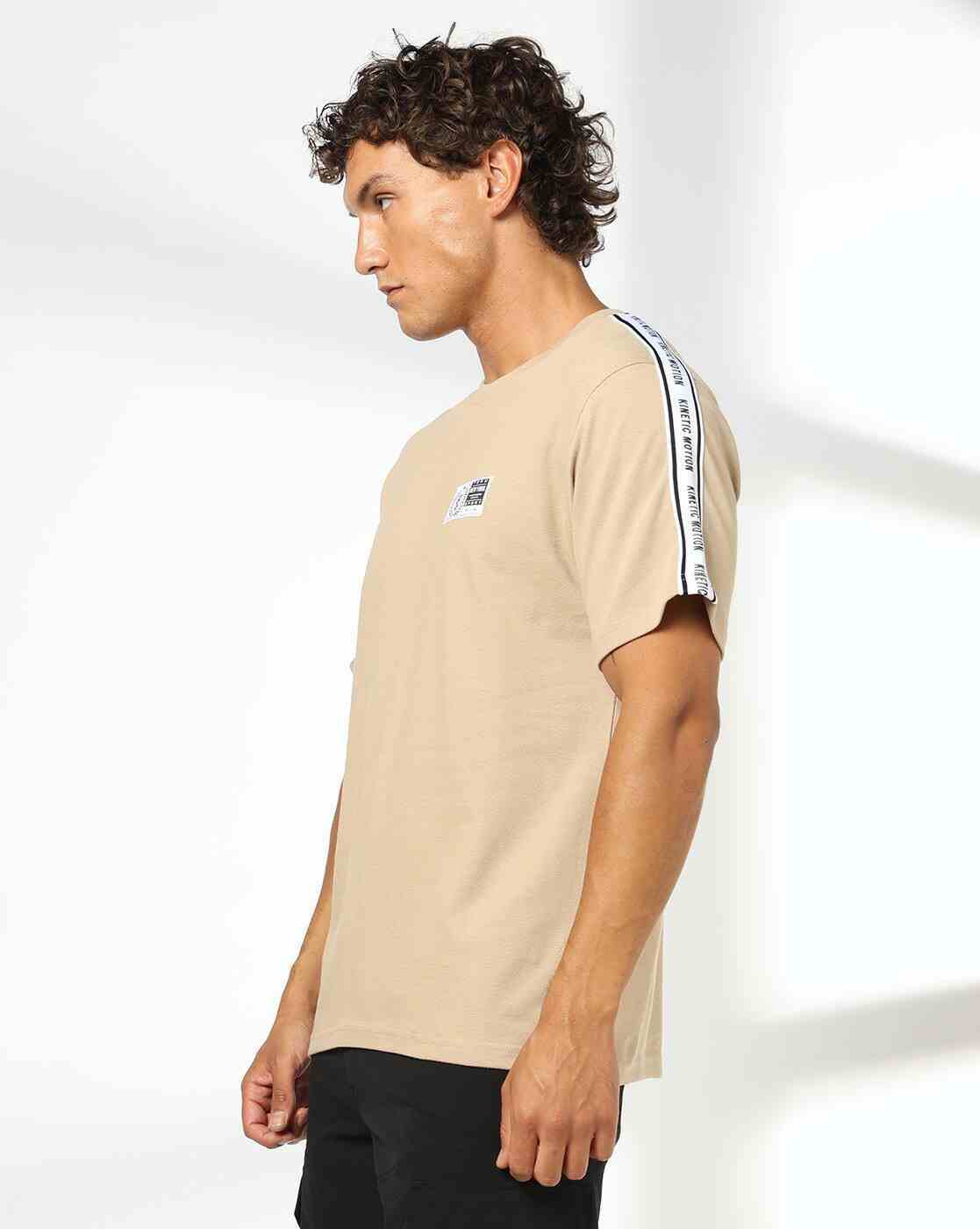 Teamspirit | Men Printed Regular Fit Crew-Neck T-Shirt|1
