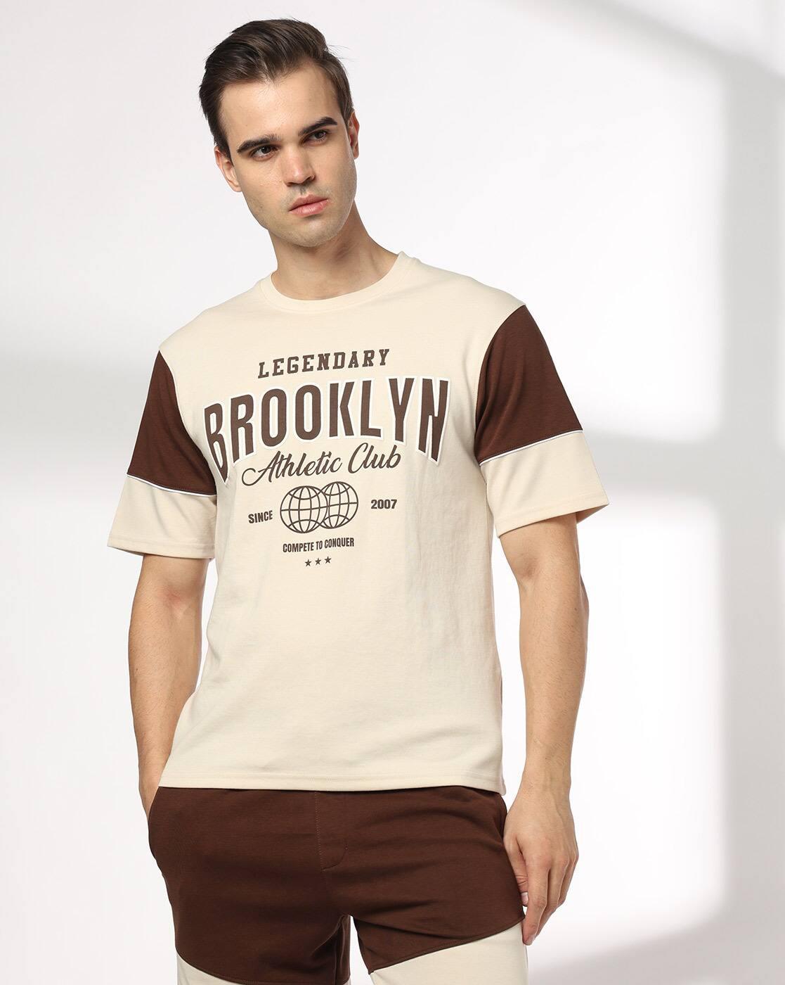Teamspirit | Men Printed Regular Fit Crew-Neck T-Shirt|0