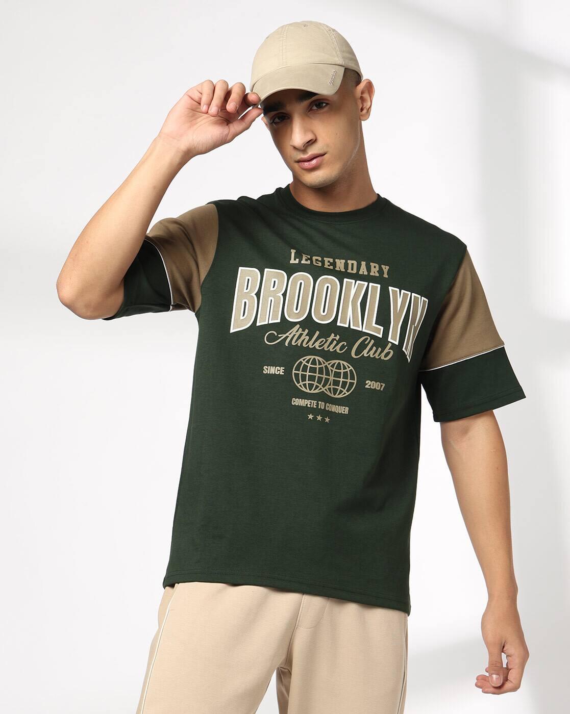 Men Printed Regular Fit Crew-Neck T-Shirt