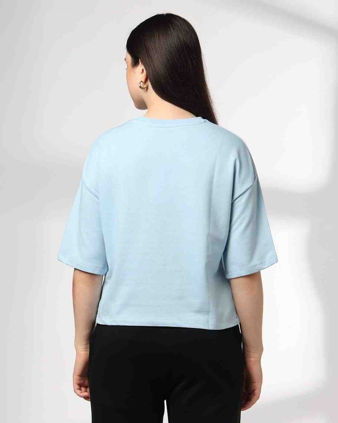 Teamspirit | Women Numeric Print Boxy Fit Crew-Neck T-Shirt|2