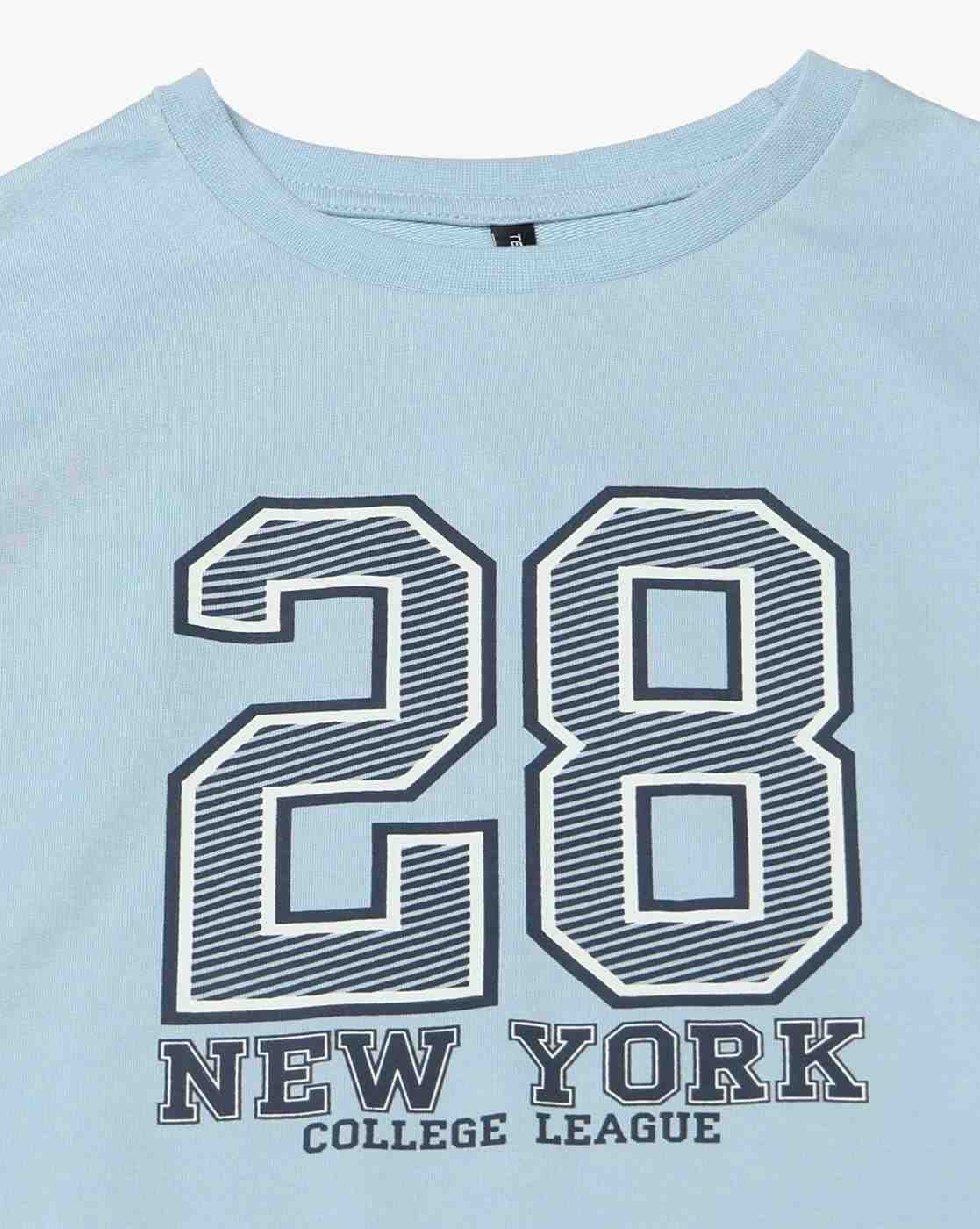 Teamspirit | Women Numeric Print Boxy Fit Crew-Neck T-Shirt|4