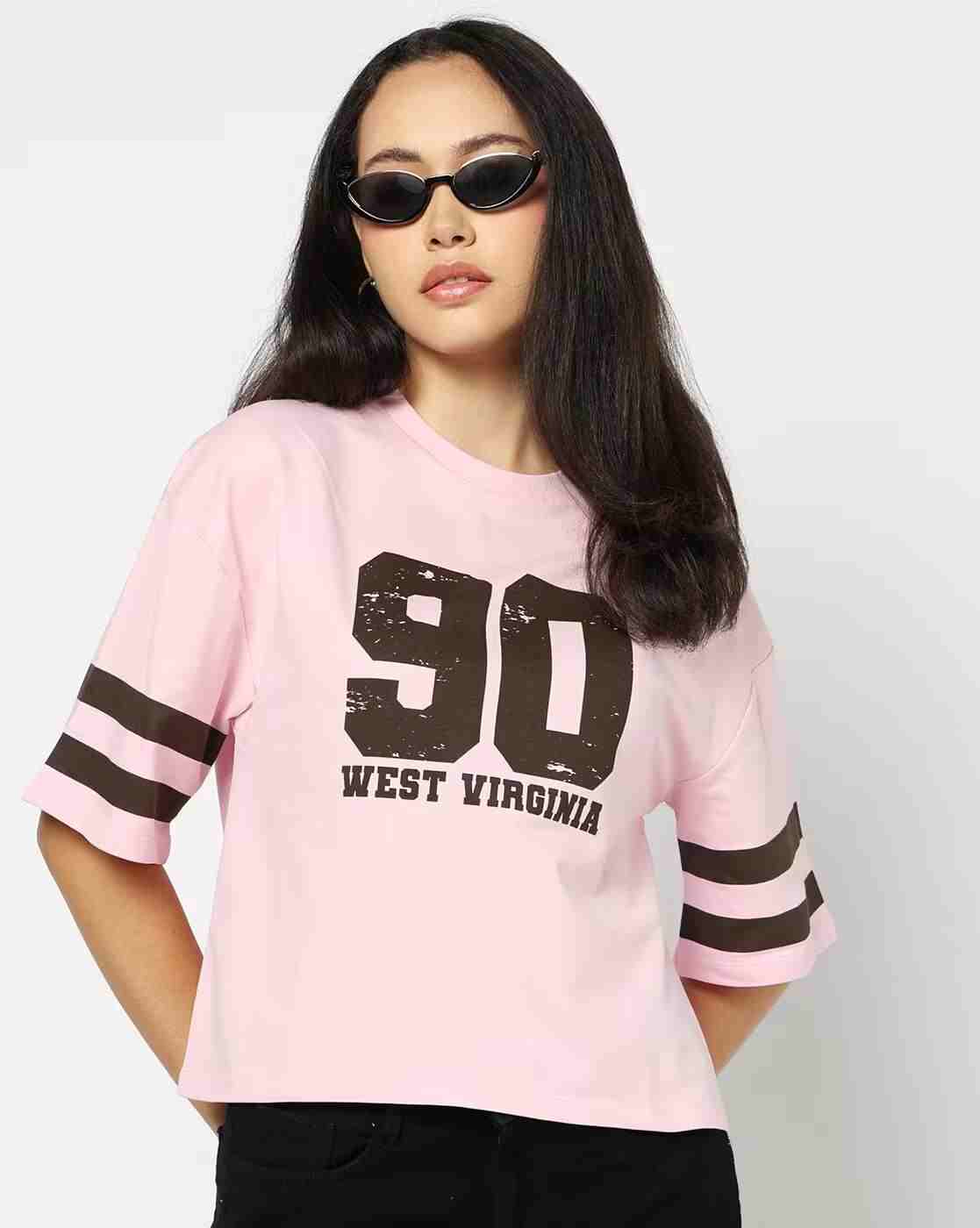 Teamspirit | Women Numeric Print Boxy Fit Crew-Neck T-Shirt|0