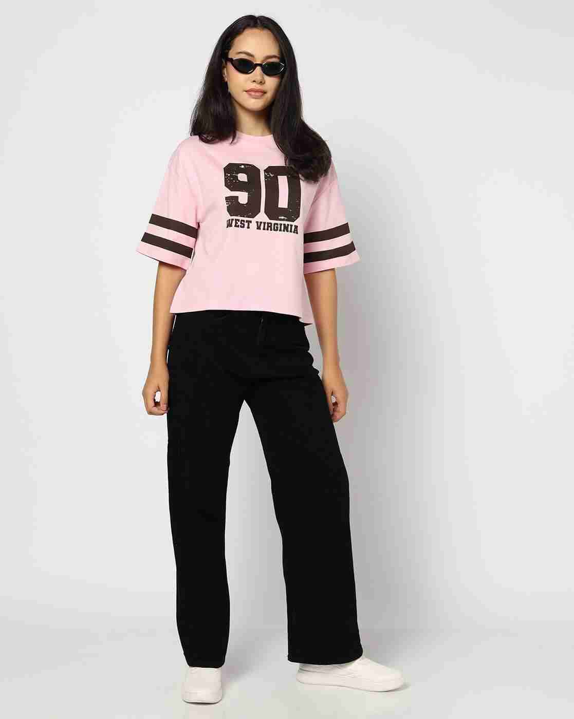 Teamspirit | Women Numeric Print Boxy Fit Crew-Neck T-Shirt|3