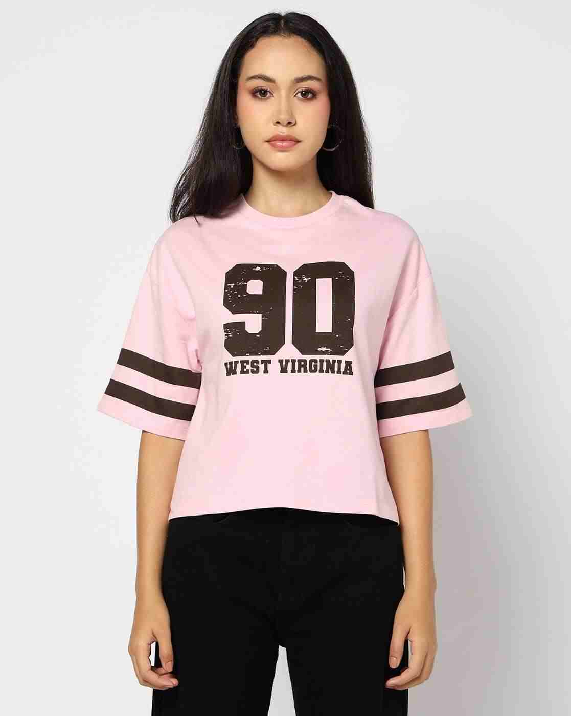 Teamspirit | Women Numeric Print Boxy Fit Crew-Neck T-Shirt|4