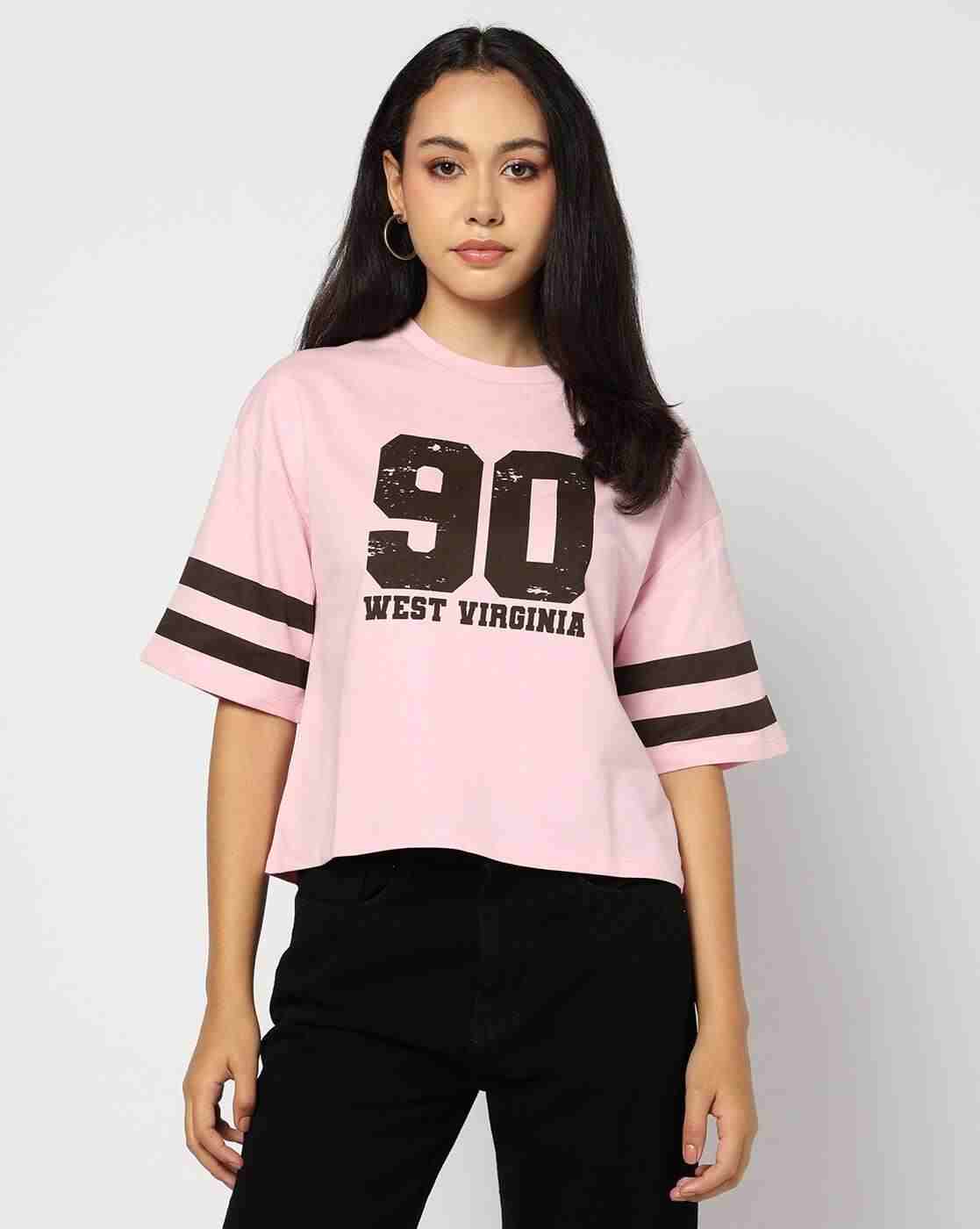 Teamspirit | Women Numeric Print Boxy Fit Crew-Neck T-Shirt|5