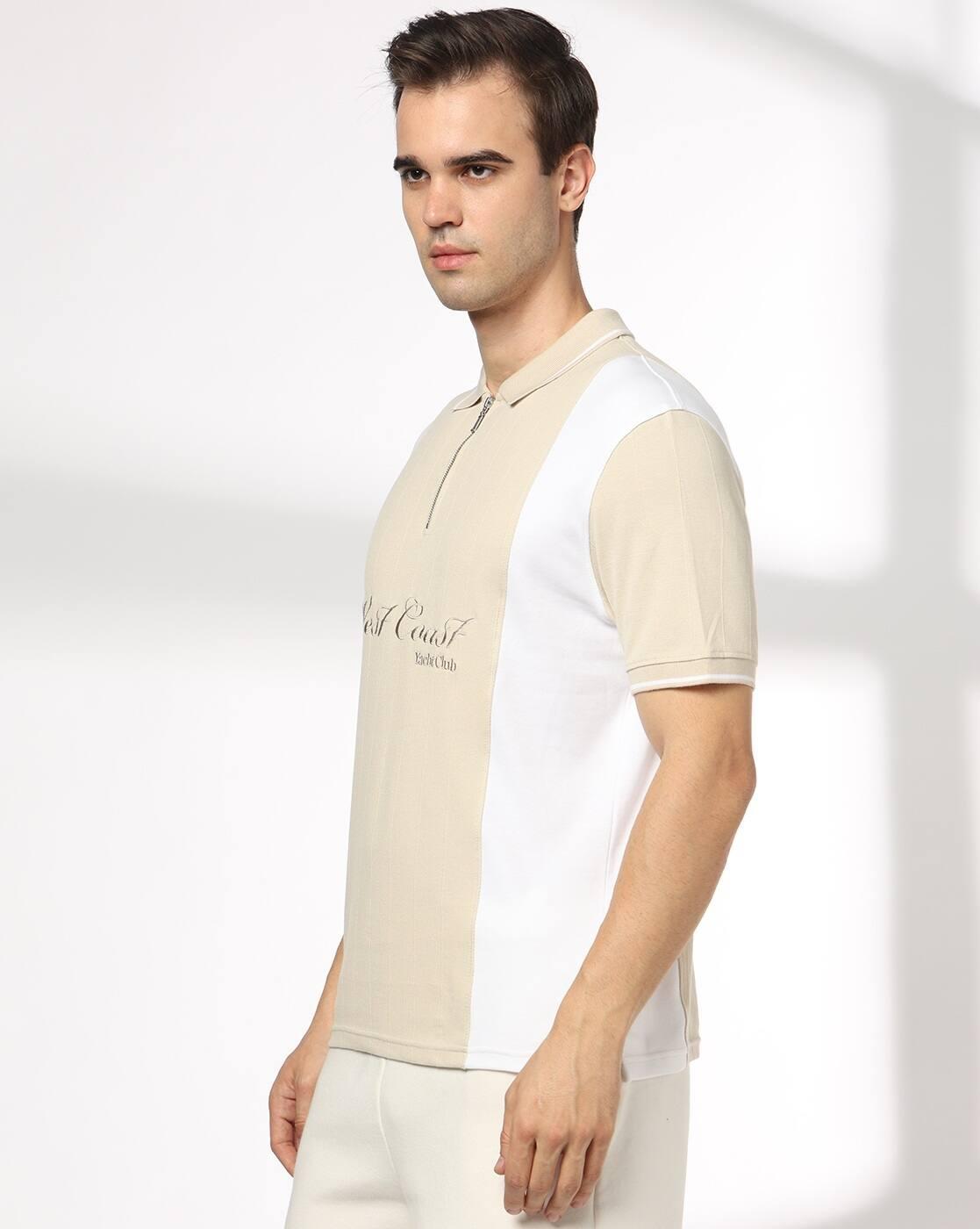 Teamspirit | Men Embroidered Regular Fit Polo T-Shirt|1