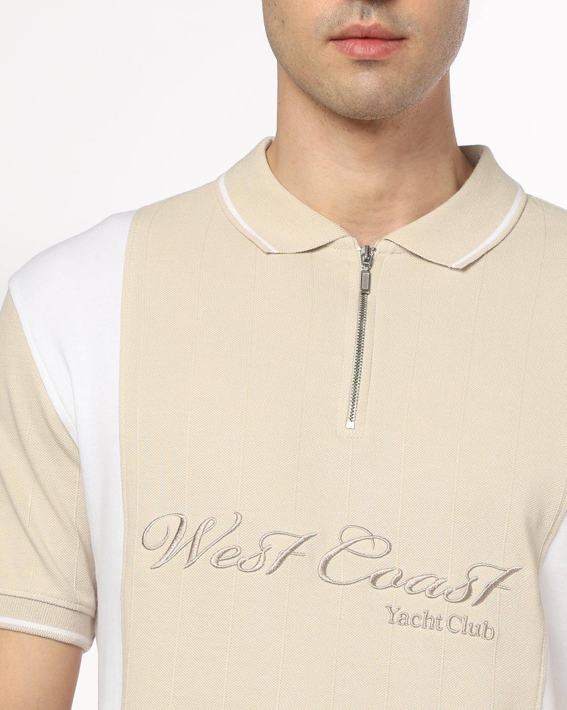 Teamspirit | Men Embroidered Regular Fit Polo T-Shirt|3