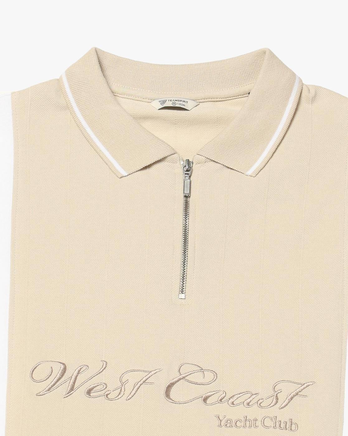 Teamspirit | Men Embroidered Regular Fit Polo T-Shirt|4
