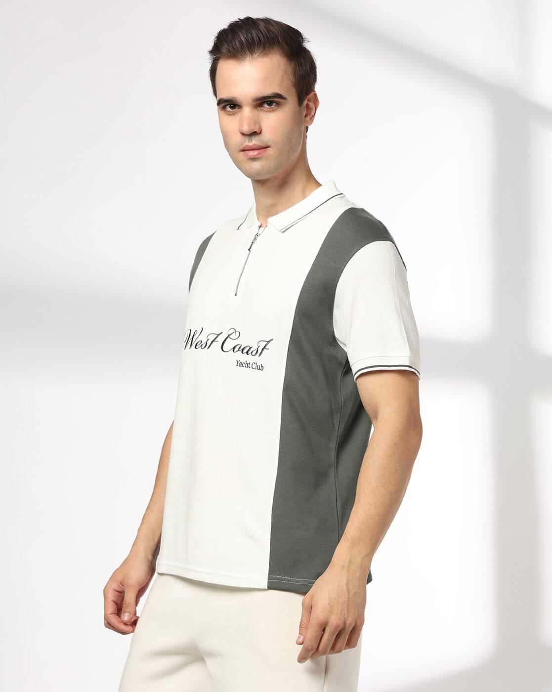 Teamspirit | Men Embroidered Regular Fit Polo T-Shirt|1