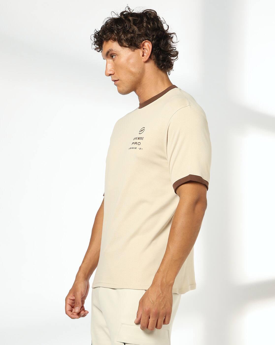 Teamspirit | Men Printed Regular Fit Crew-Neck T-Shirt|1