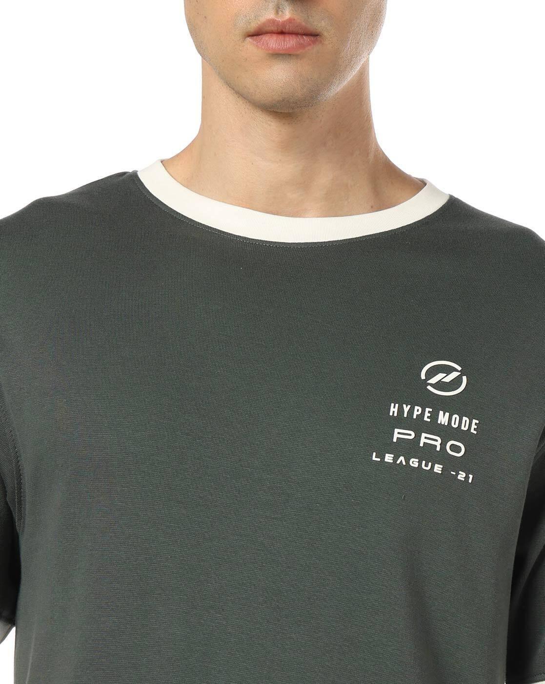 Teamspirit | Men Hype Mode Ringer Regular Fit Crew-Neck T-Shirt|3