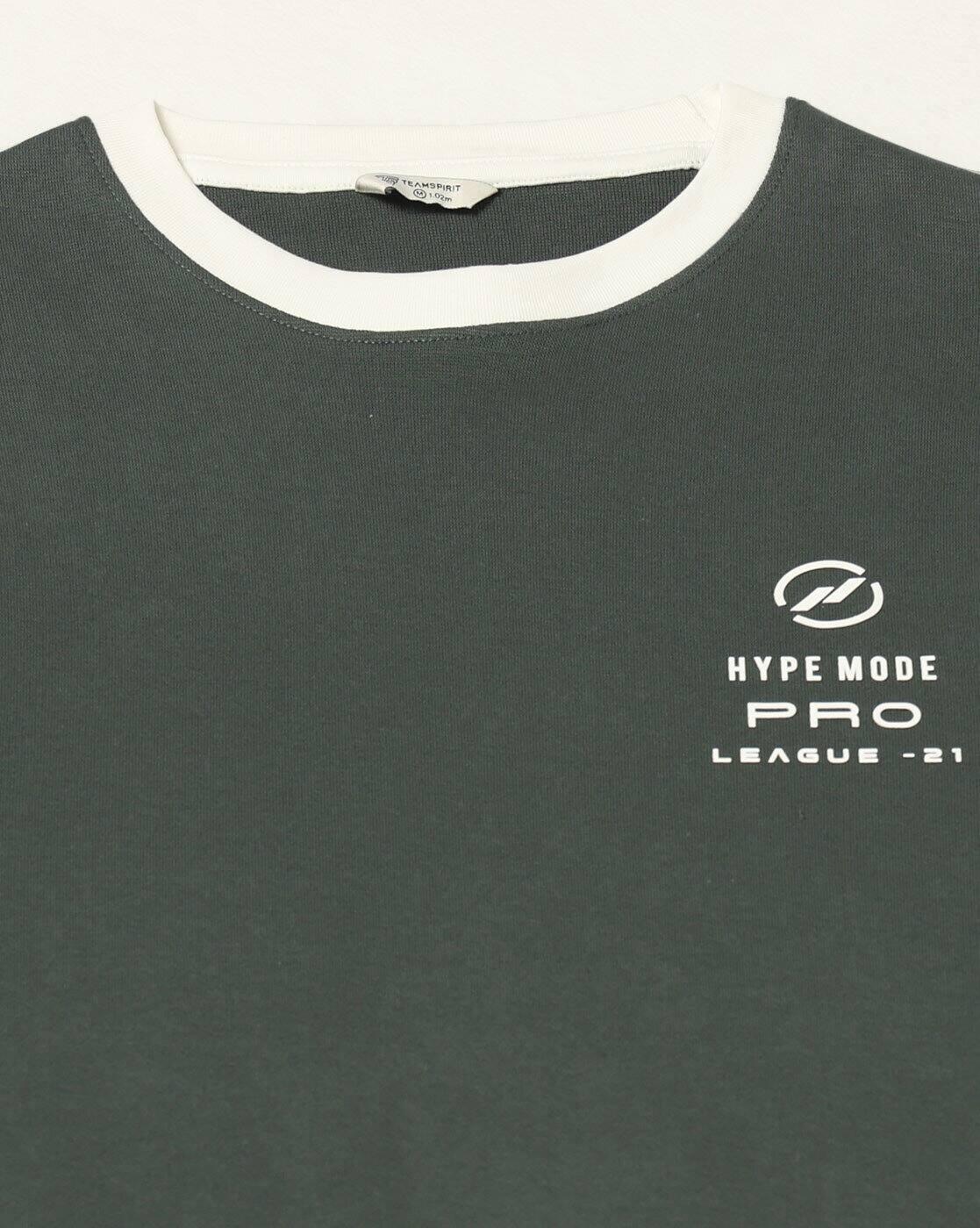 Teamspirit | Men Hype Mode Ringer Regular Fit Crew-Neck T-Shirt|4