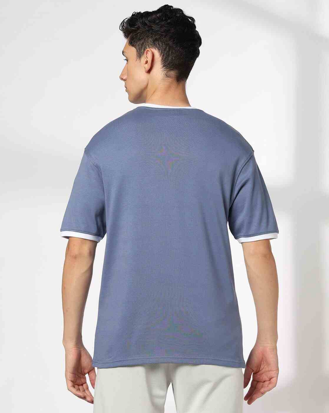 Teamspirit | Men Typographic Print Regular Fit Crew-Neck T-Shirt|2
