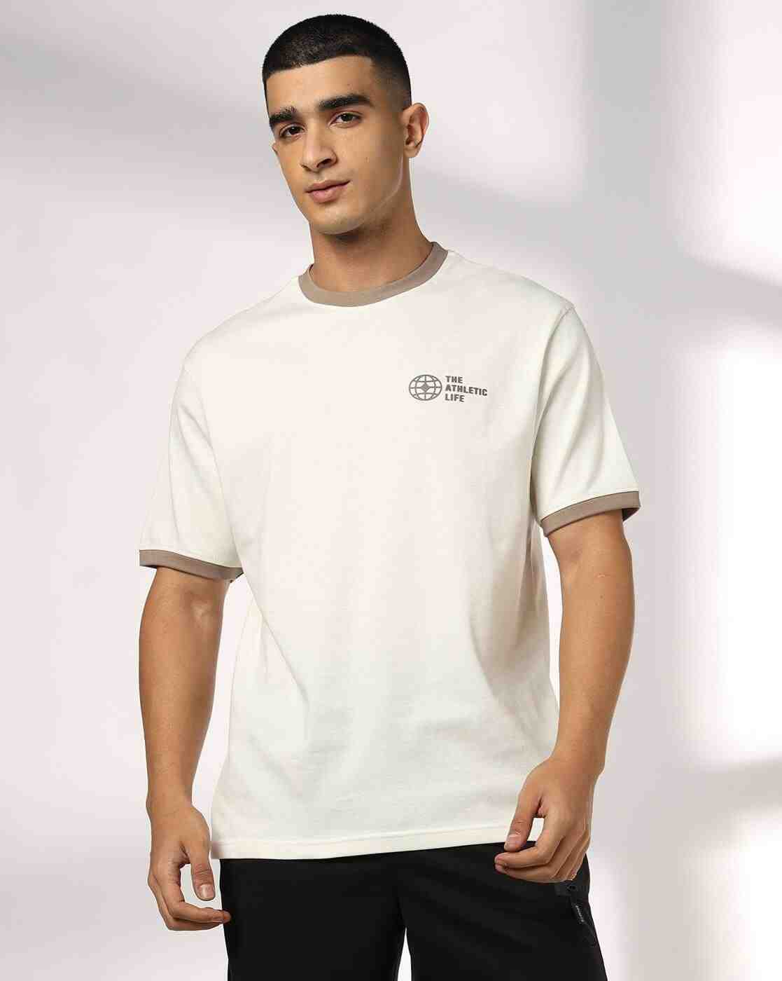 Teamspirit | Men Printed Regular Fit Crew-Neck T-Shirt|0