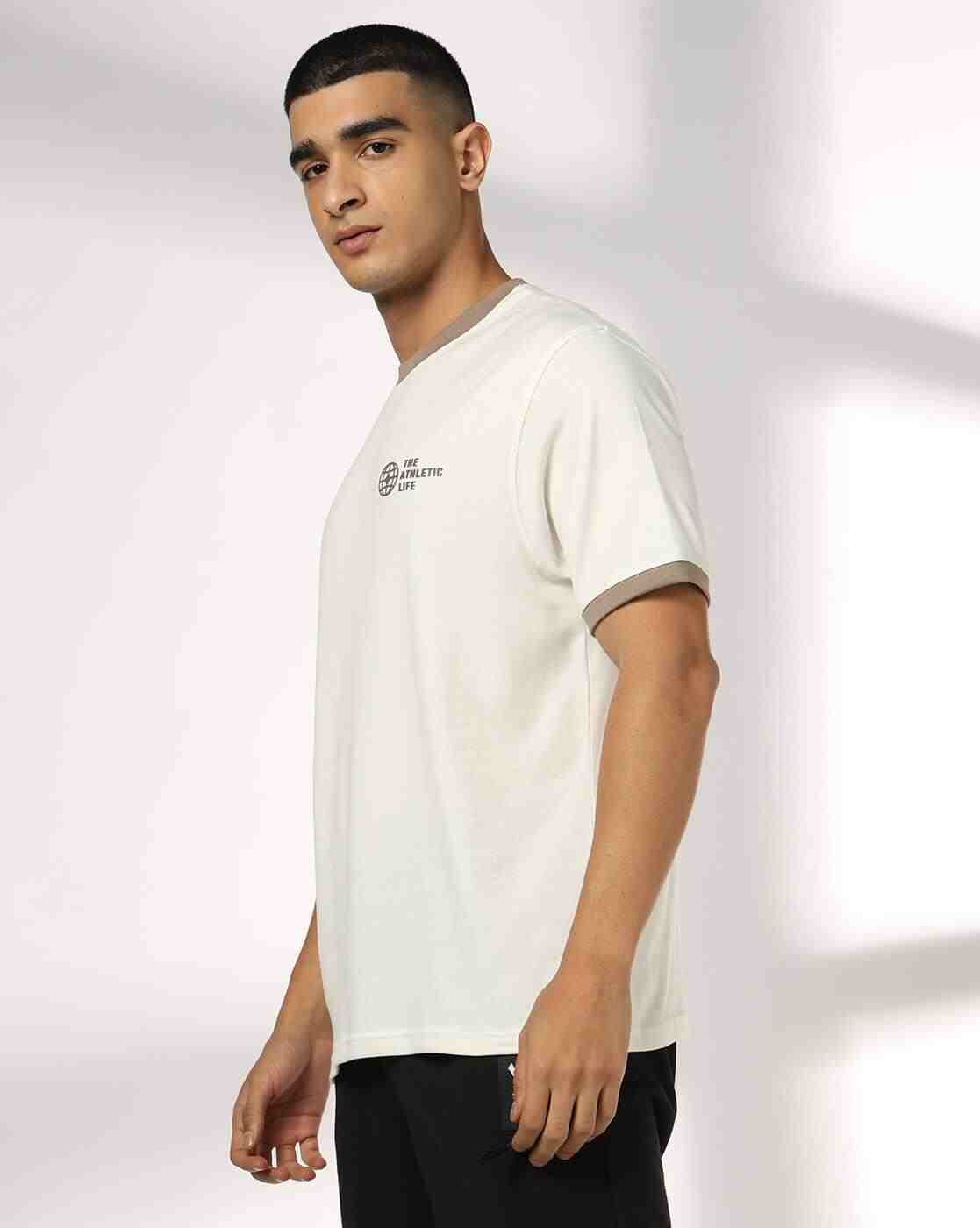 Teamspirit | Men Printed Regular Fit Crew-Neck T-Shirt|1