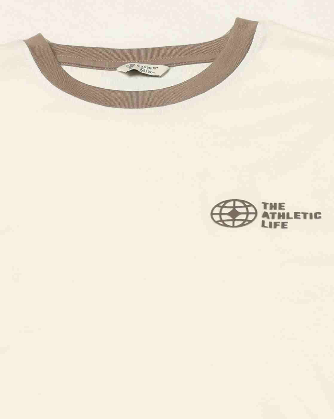 Teamspirit | Men Printed Regular Fit Crew-Neck T-Shirt|4