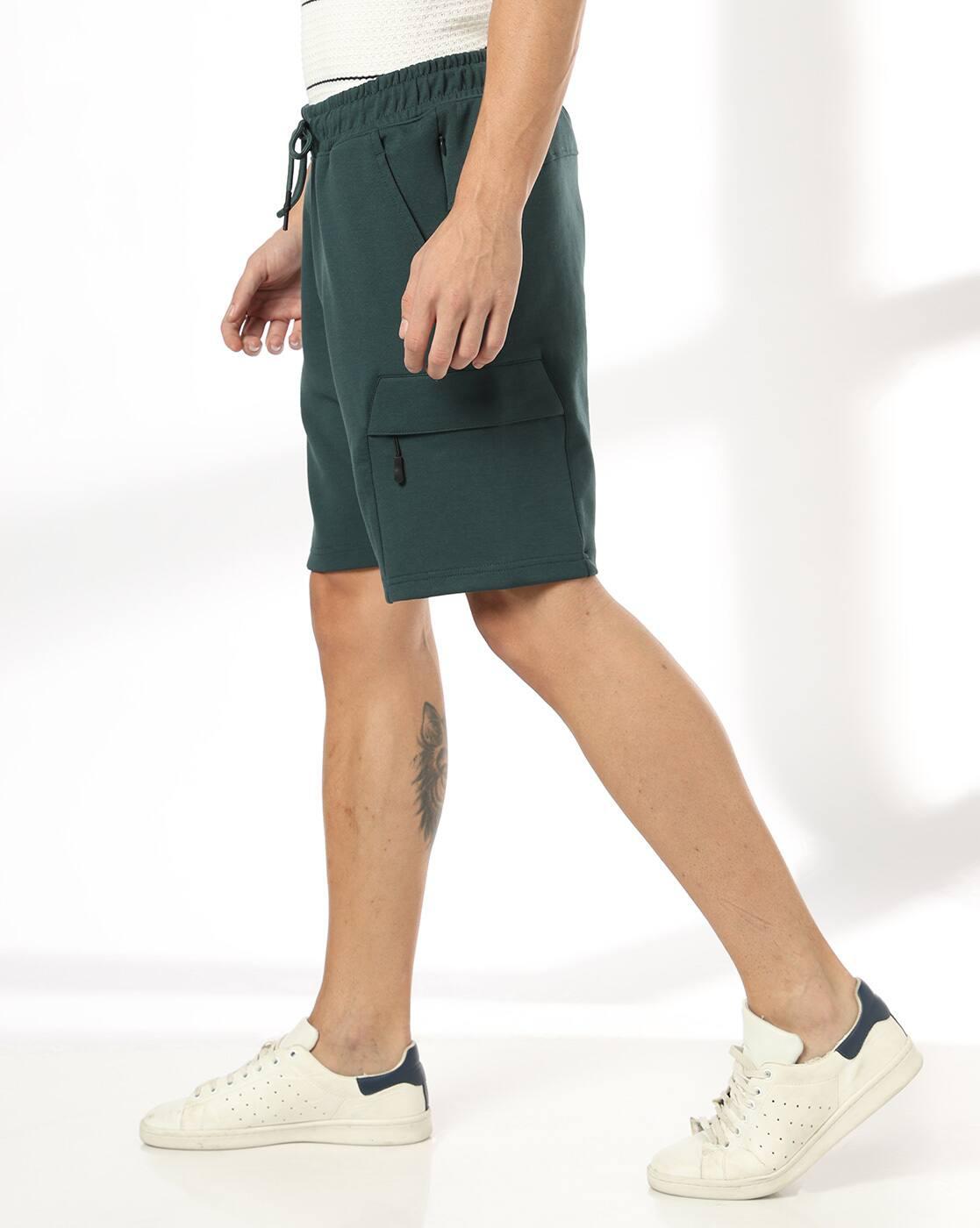 Teamspirit | Men Mid-Rise Regular Fit City Shorts|1